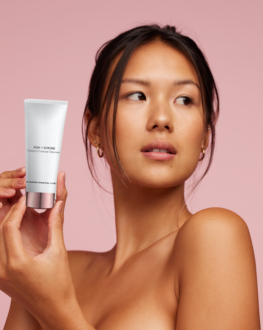 Skincare model